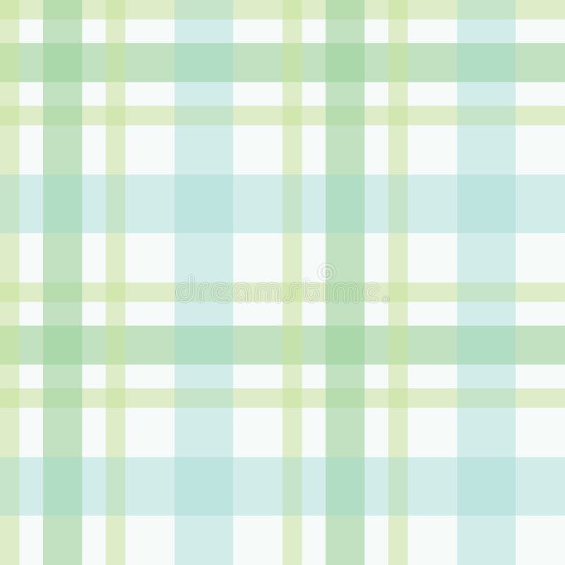 Modèle transparent monotone vert plain chèques illustration stock