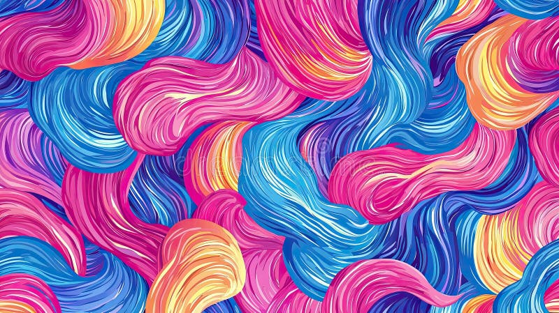 Modèle transparent pour l'impression de tissu. Respecter la couleur de la texture et le style de l'image de référence illustration libre de droits