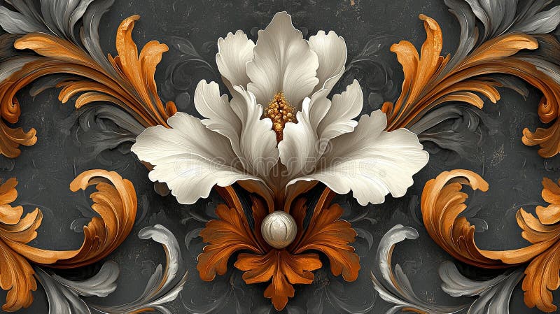 Modèle transparent pour l'impression de tissu. Respecter la couleur de la texture et le style de l'image de référence illustration libre de droits