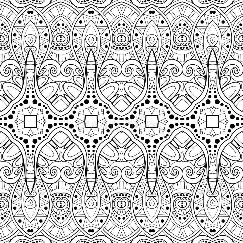 Modèle tribal abstrait sans couture (vecteur) illustration stock Modèle tribal abstrait sans couture (vecteur) illustration stock