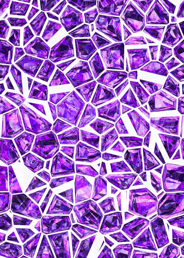 Modèle ultra-violet abstrait de cristaux illustration de vecteur Modèle ultra-violet abstrait de cristaux illustration de vecteur