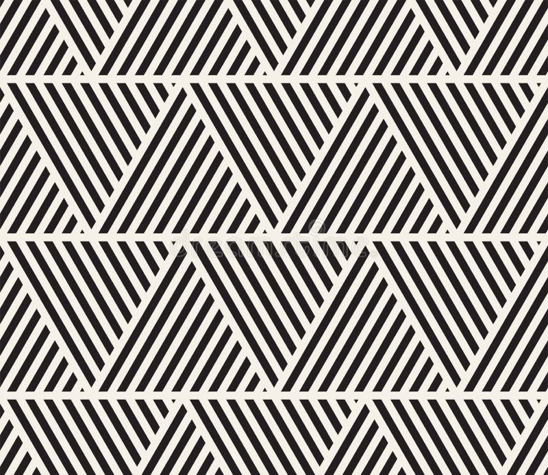 Vector seamless pattern. Modern stylish abstract texture. Repeating geometric tiles from striped triangular elements. Vector seamless pattern. Modern stylish abstract texture. Repeating geometric tiles from striped triangular elements