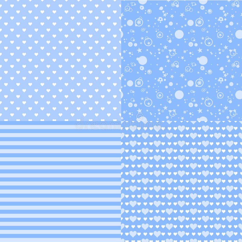 Modèles sans couture romantiques avec des coeurs Illustration de vecteur illustration libre de droits Modèles sans couture romantiques avec des coeurs Illustration de vecteur illustration libre de droits