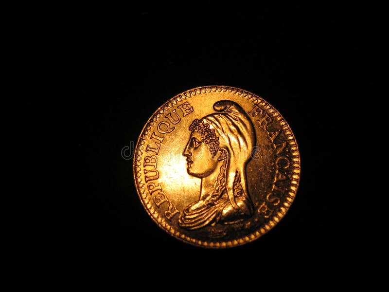 Moeda Francesa imagens de stock