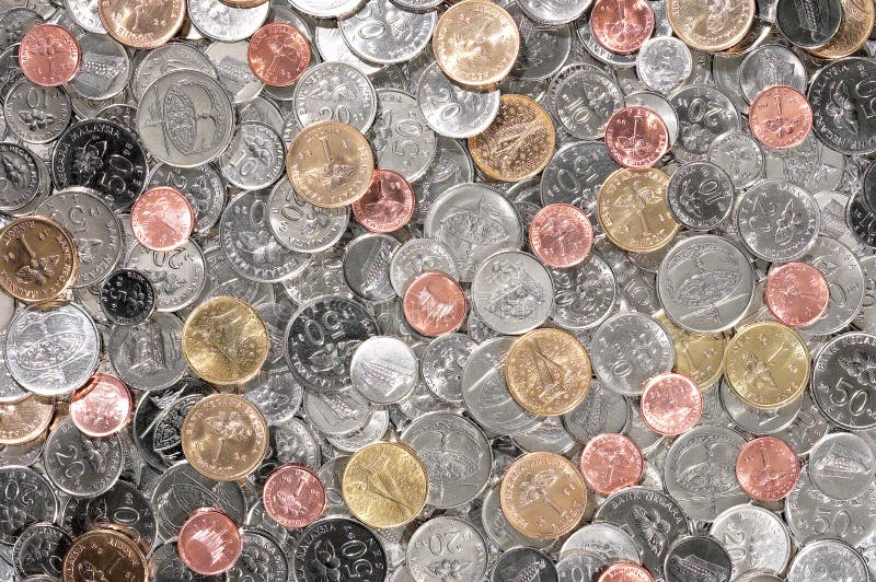 Moedas imagem de stock Moedas imagem de stock