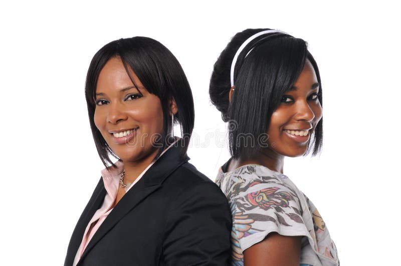 Moeder en dochter stock afbeeldingen