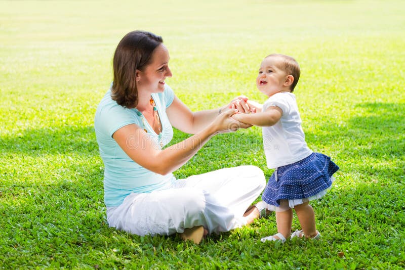 Moeder en kind royalty-vrije stock foto's