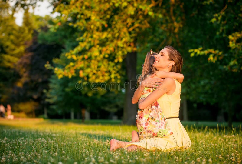 Moeder en kind royalty-vrije stock foto's