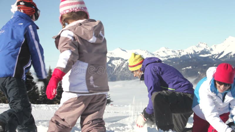 Moeder, vader en twee kinderen