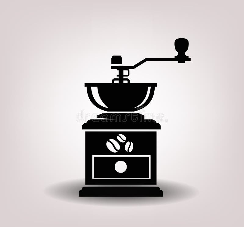 Moedor de café ilustração stock