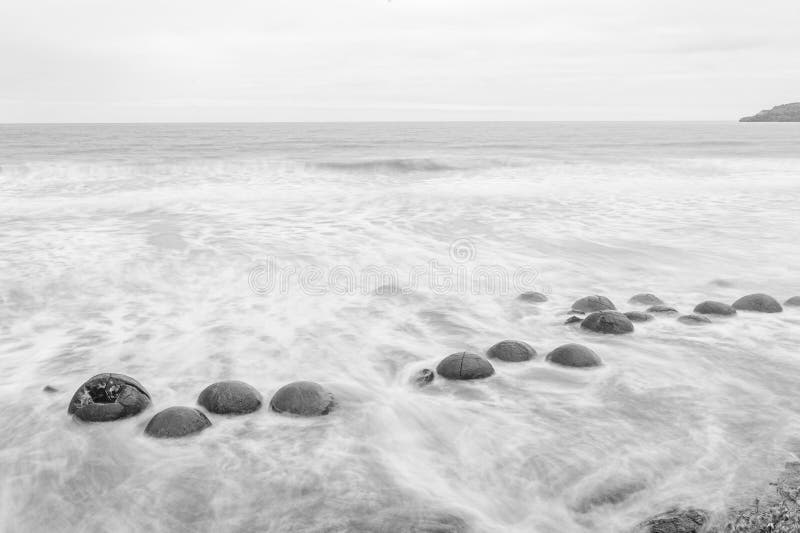 Moeraki boulders foto de archivo libre de regalías