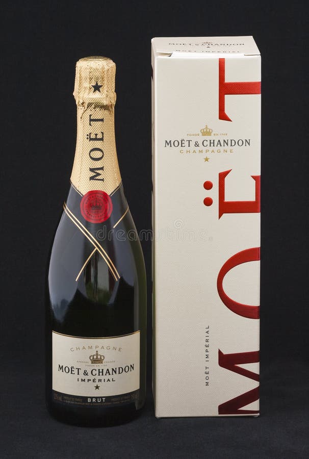 Moet & Chandon Champagne brut imperiale fotografia stock Moet & Chandon Champagne brut imperiale fotografia stock