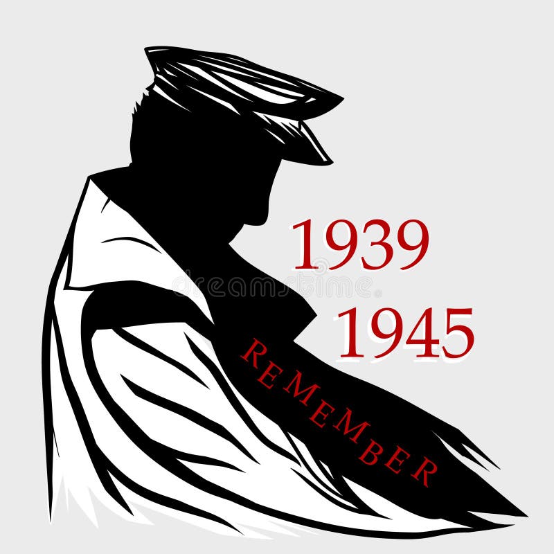 9 mogą wojny światowa 2 wspominania dzień Sylwetka wojskowy w deszczowu zapomina aby nie Patriotyzm, jedność, walka royalty ilustracja 9 mogą wojny światowa 2 wspominania dzień Sylwetka wojskowy w deszczowu zapomina aby nie Patriotyzm, jedność, walka royalty ilustracja