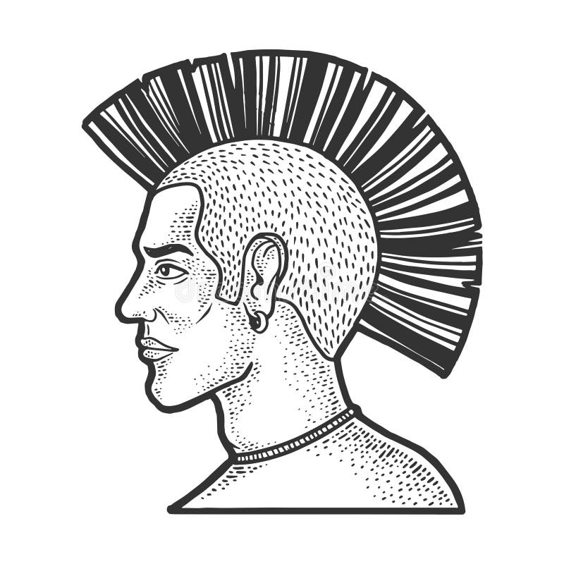 Mohawk Hairstyle Man Sketch Vector Illustration Stock Vector - Illustration of culture, element: 179306037 Mohawk Hairstyle Man Sketch Vector Illustration Stock Vector - Illustration of culture, element: 179306037