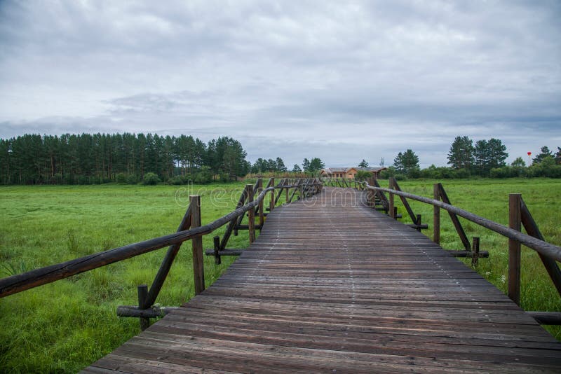 Mohe Arctic Village national park north of Lake bridges month royalty free stock images Mohe Arctic Village national park north of Lake bridges month royalty free stock images