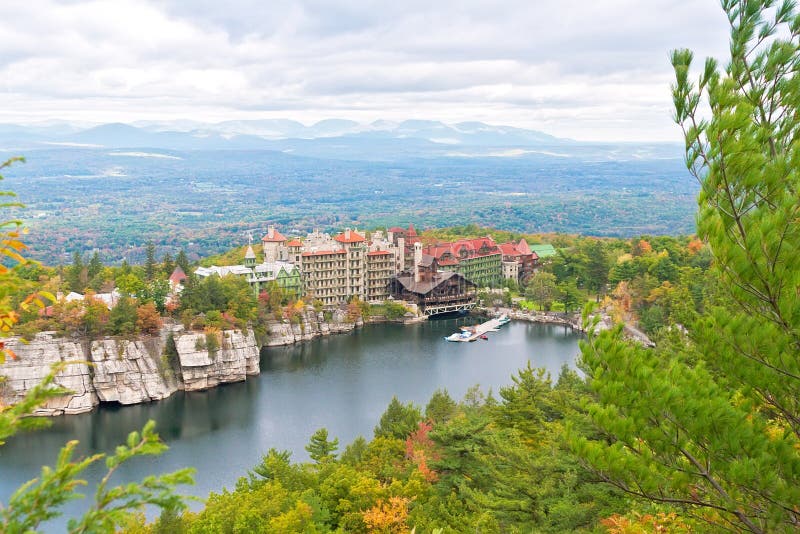 Mohonk berghus fotografering för bildbyråer