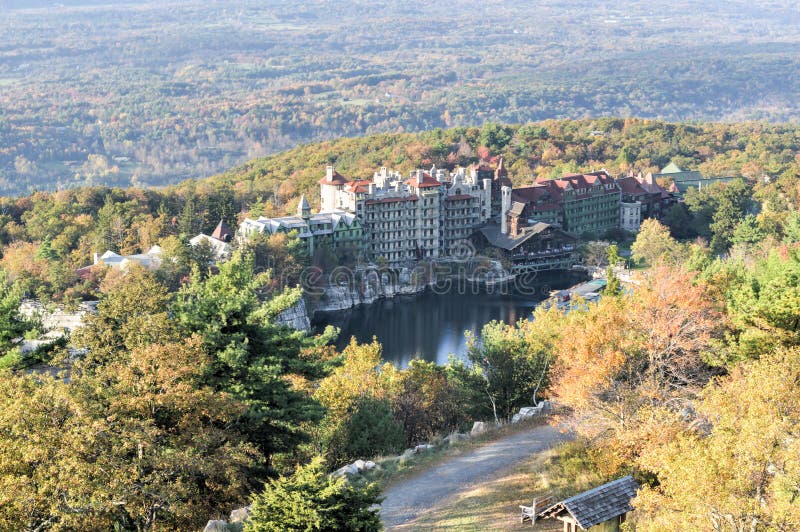Mohonk Mountain House Resort - New York royalty free stock photo Mohonk Mountain House Resort - New York royalty free stock photo