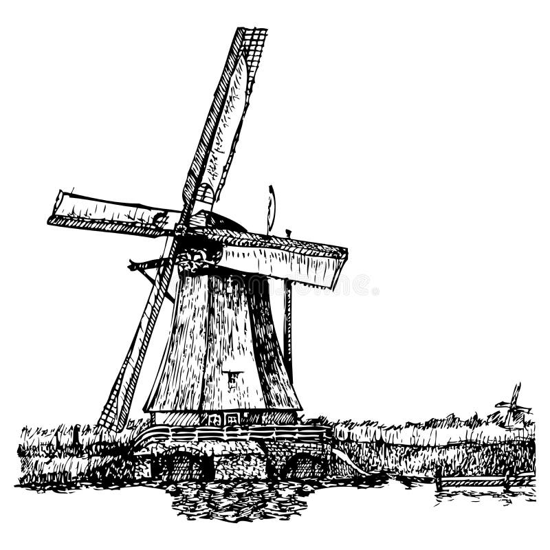 moinho de vento velho na alemanha 10241750 Foto de stock no Vecteezy