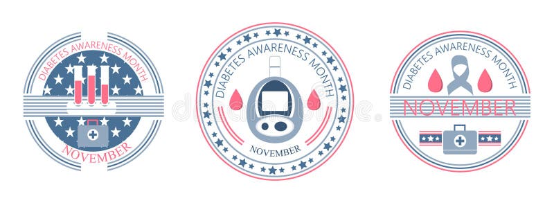 Mois de sensibilisation au diabète en novembre aux États-Unis Événement américain sur les soins de santé