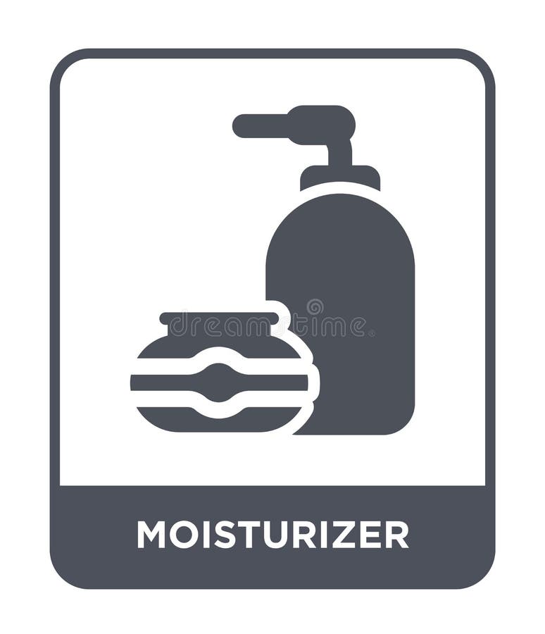 Moisturizer Icon in Trendy Design Style. Moisturizer Icon Isolated on