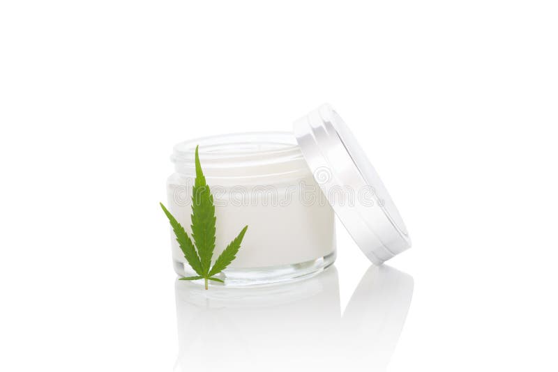 Moisturizing Hemp Hand Cream stock photos Moisturizing Hemp Hand Cream stock photos