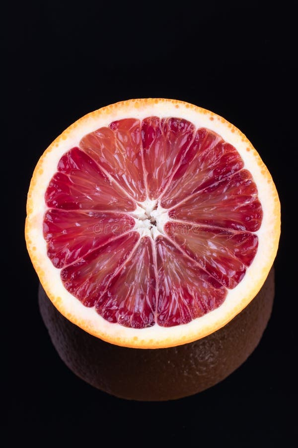 Fruit Orange Rouge Sang Simple Image stock Image du fruits, dessert