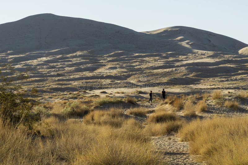The Mojave Desert, View of the Sand Dunes Stock Photo Image of dune