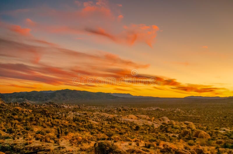 Mojave Sunset stock image. Image of inland, palmdale, desert - 2621171