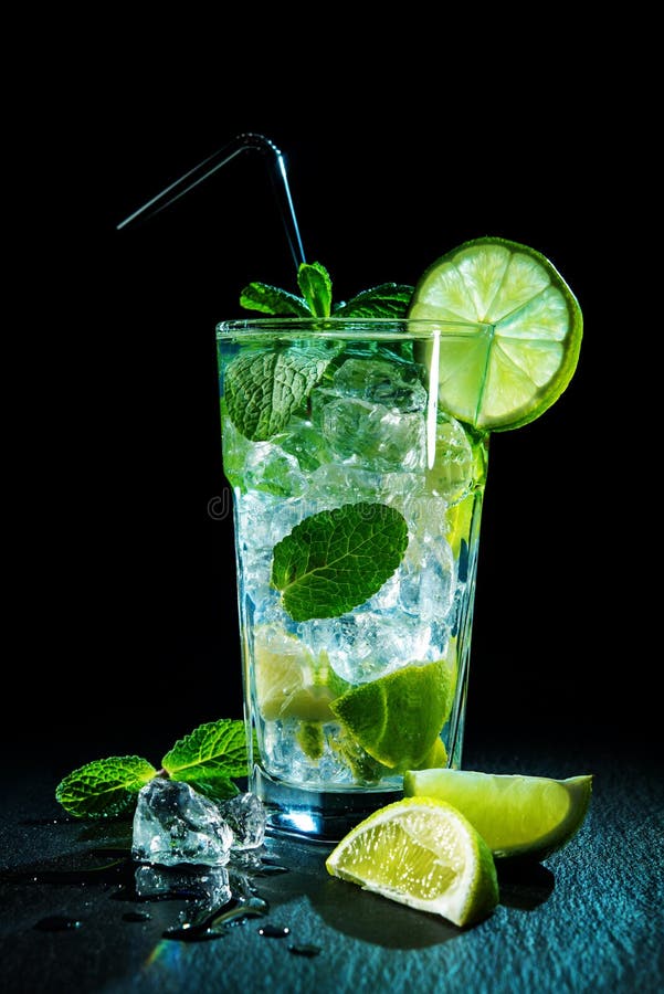 Mojito cocktail stock image. Image of mint, strong, alcoholic 15551861