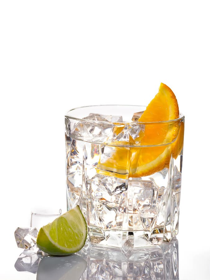 Mojito cocktail with lime isolated on white background. stock photo Mojito cocktail with lime isolated on white background. stock photo