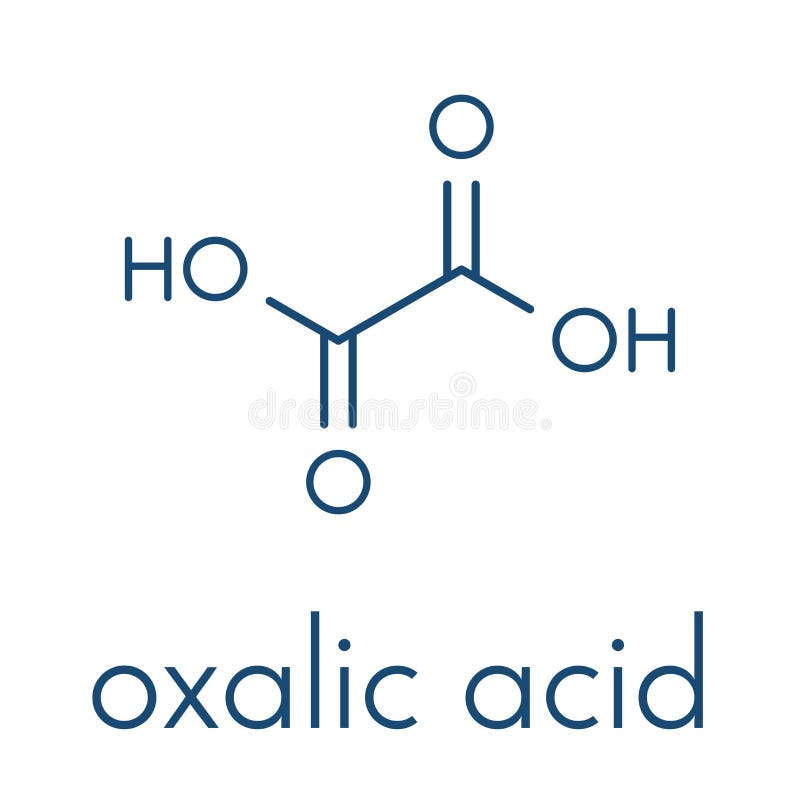 Oxalate d'acide oxalique illustration de vecteur. Illustration du réaliste  - 92388348