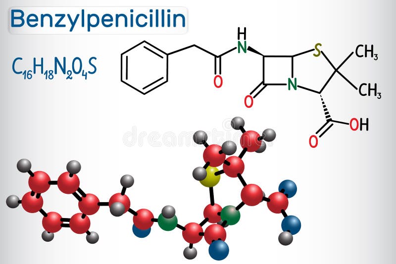 Molecule De Drogue De La Penicilline G De Benzylpenicilline C Est Antibiotique De Beta Lactame Modele Structurel De Formule Chimi Illustration De Vecteur Illustration Du Mycete Oxygene Molecule De Drogue De La Penicilline G De Benzylpenicilline C Est Antibiotique De Beta Lactame Modele Structurel De Formule Chimi Illustration De Vecteur Illustration Du Mycete Oxygene