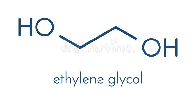 Molécule De Pierre Antigel Et De Polyester De Voitures D'éthylène