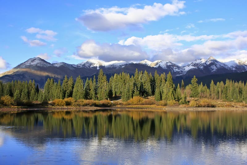 Molas lake and Needle mountains, Weminuche wilderness, Colorado stock images Molas lake and Needle mountains, Weminuche wilderness, Colorado stock images