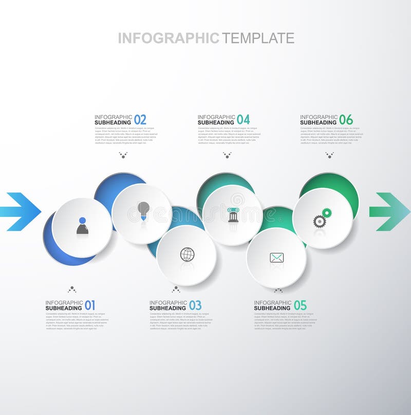 Molde de Infographic ilustração stock Molde de Infographic ilustração stock