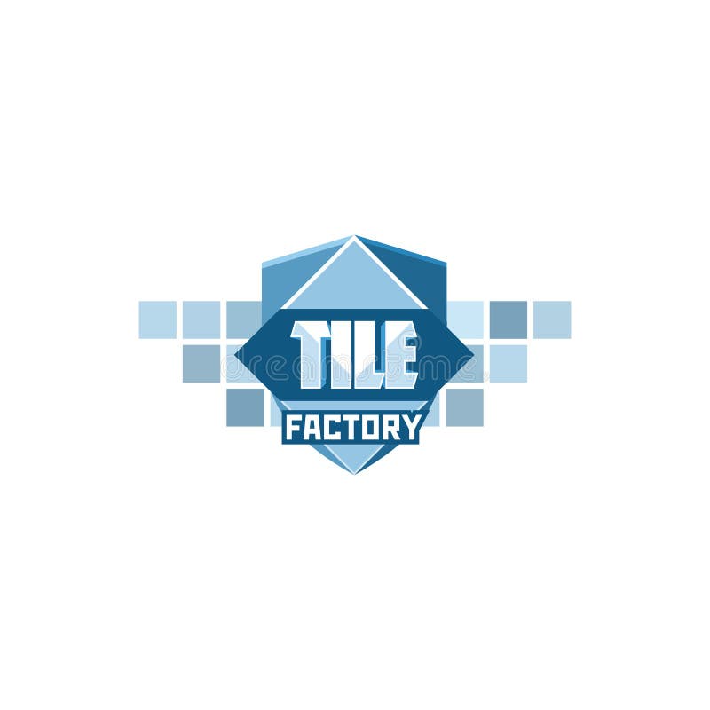 Molde do logotipo da fábrica da telha