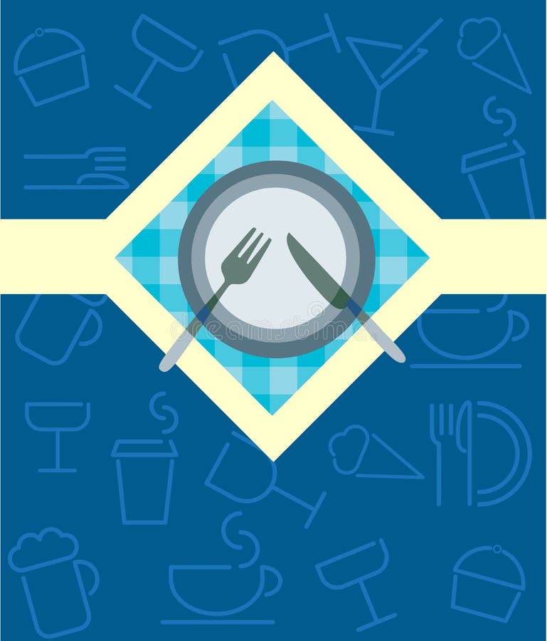 Molde do menu para a barra do restaurante ou de café ilustração royalty free Molde do menu para a barra do restaurante ou de café ilustração royalty free