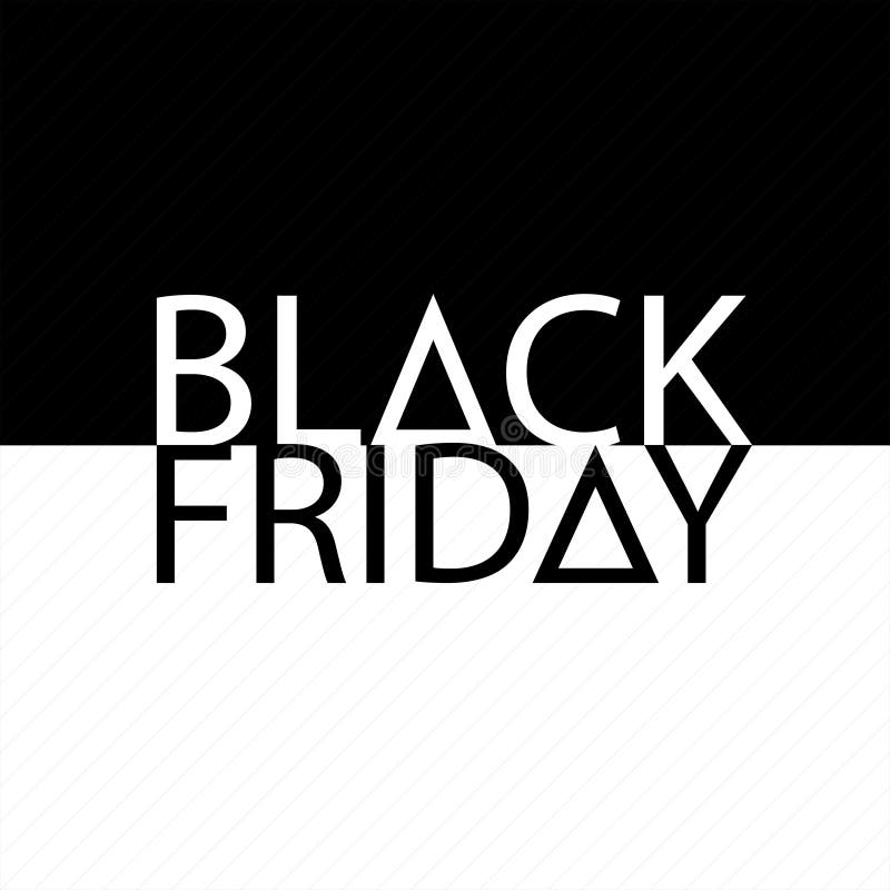 Molde do monochrome do projeto da inscrição da venda de Black Friday Ilustração do vetor ilustração do vetor Molde do monochrome do projeto da inscrição da venda de Black Friday Ilustração do vetor ilustração do vetor