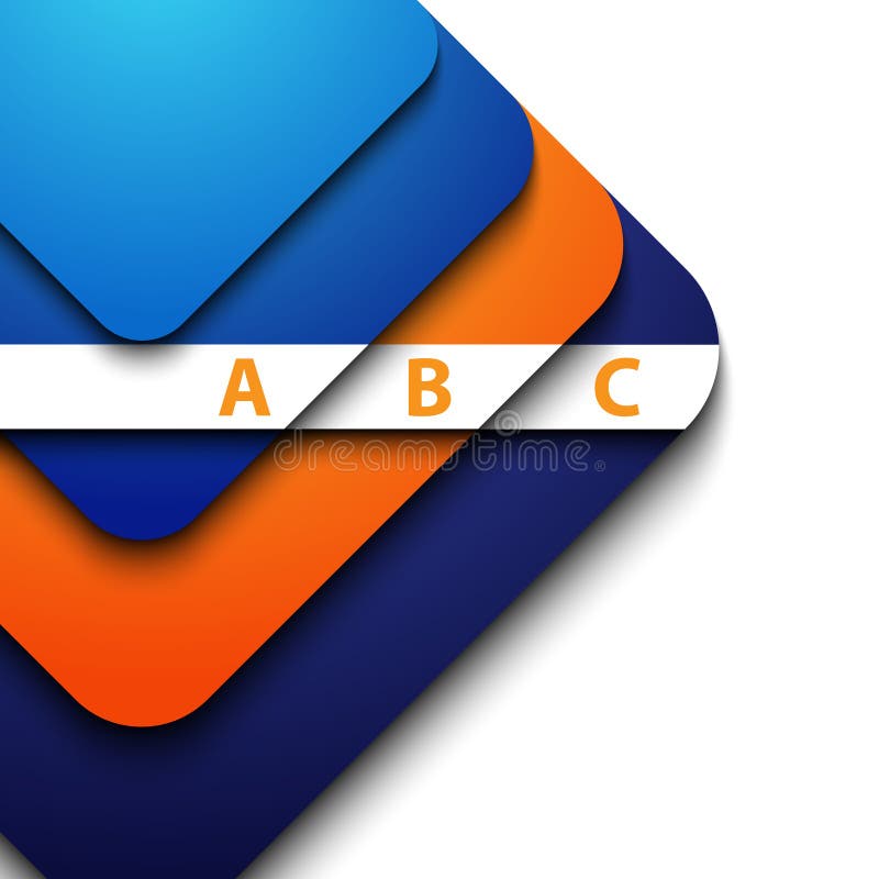 Modelo de design 3D ilustração stock