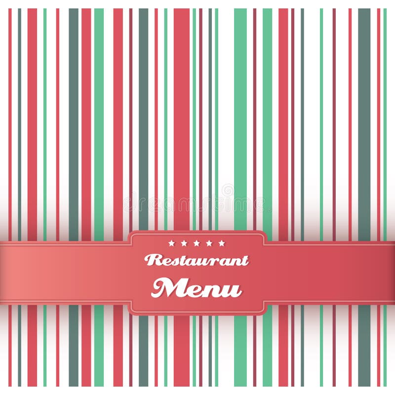 Molde do projeto de cartão do menu do restaurante. Vetor. ilustração royalty free Molde do projeto de cartão do menu do restaurante. Vetor. ilustração royalty free