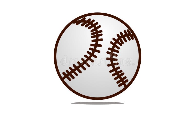 Molde do projeto do logotipo do basebol ilustração do vetor Molde do projeto do logotipo do basebol ilustração do vetor