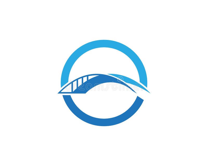 Molde do projeto do logotipo da ponte