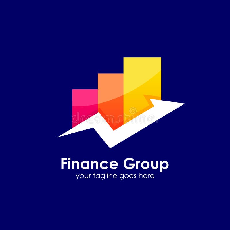 molde dos projetos do logotipo da pirâmide do negócio projeto do mercado do negócio e do logotipo da finança