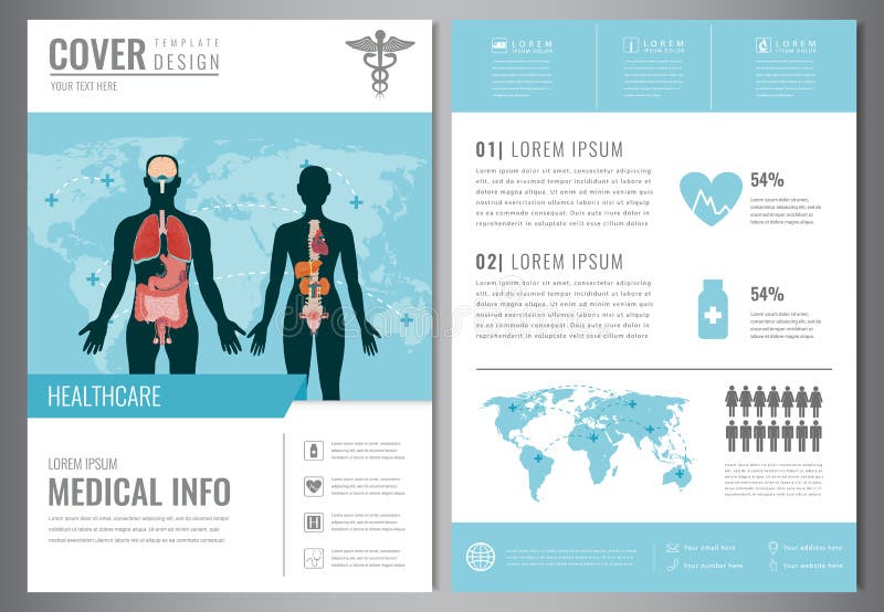 Molde médico do projeto do folheto Cuidados médicos e conceito médico Inseto com ícones da medicina Vetor ilustração do vetor Molde médico do projeto do folheto Cuidados médicos e conceito médico Inseto com ícones da medicina Vetor ilustração do vetor