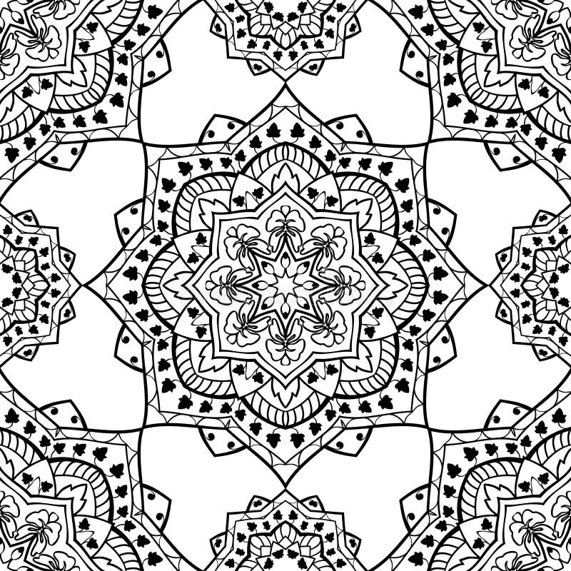 Molde para o tapete, xaile ilustração stock Molde para o tapete, xaile ilustração stock