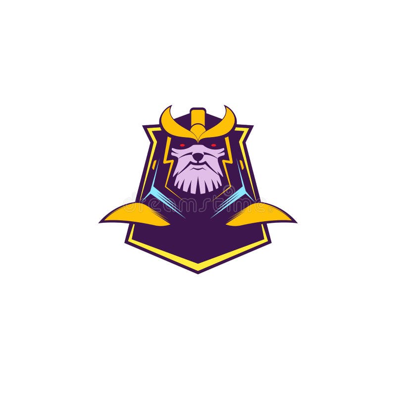 Molde profissional moderno para uma equipe de esporte - vetor do projeto do logotipo do titã ilustração do vetor Molde profissional moderno para uma equipe de esporte - vetor do projeto do logotipo do titã ilustração do vetor
