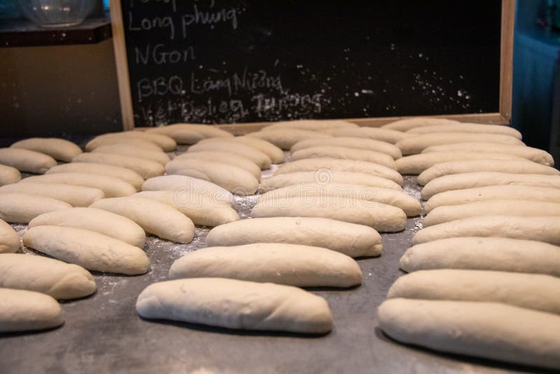 Unbaked Bread Dough, Baguette Bread Stock Image Image of culinary