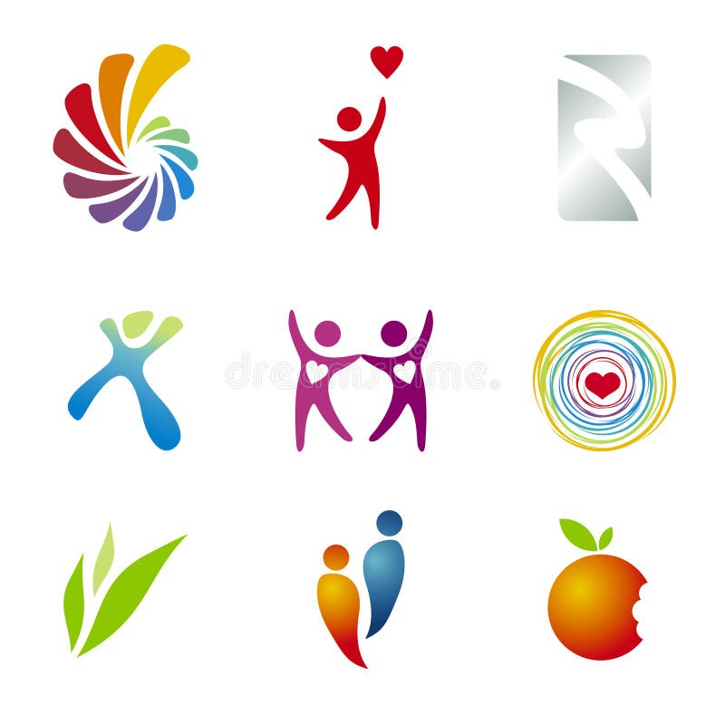 Marca / Modelos de Logótipo ilustração royalty free