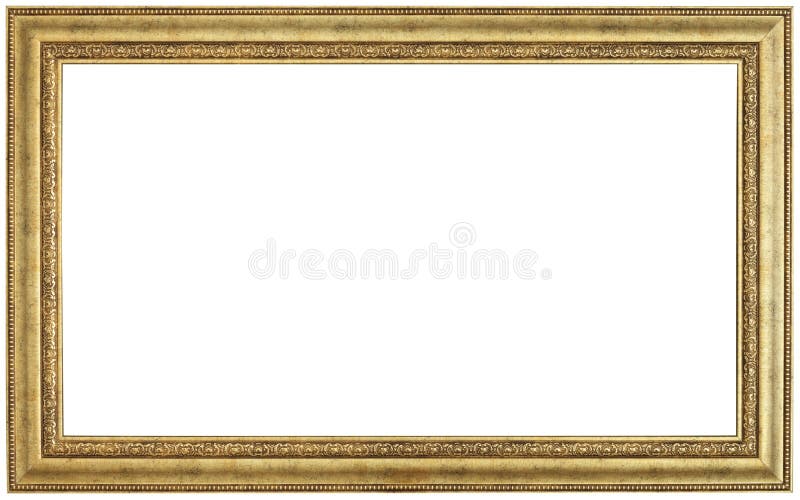 Moldura para retrato do ouro imagens de stock royalty free Moldura para retrato do ouro imagens de stock royalty free