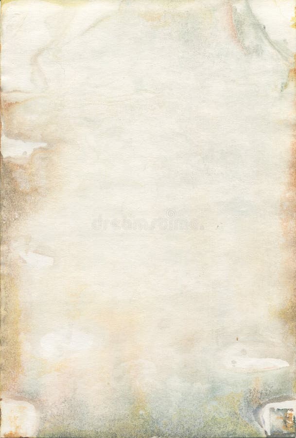 Moldy old watercolour paper texture
